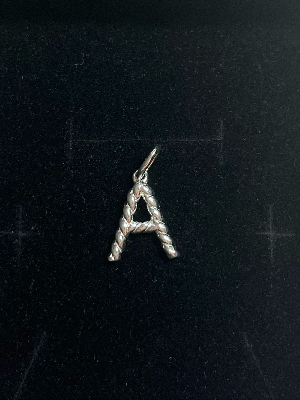 New Hillberg & Berk Braided “A” pendant